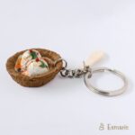 Dahi Vada Miniature Keychain - Image 3