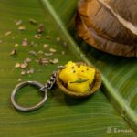 Dhokla miniature keychain