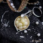 Rasgulla Miniature Keychain