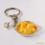 Rasmalai Miniature Keychain - Image 3