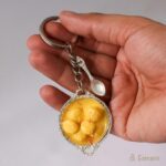 Rasmalai Miniature Keychain - Image 2