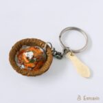 Aloo Tikki Miniature Keychain - Image 3