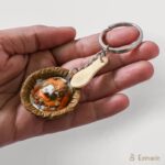 Aloo Tikki Miniature Keychain - Image 4