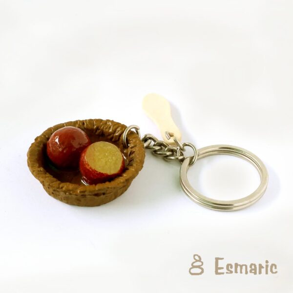 Gulab Jamun Miniature Keychain - Image 3