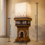 Sehar Haveli Lamp – Miniature Urban Haveli Facade | Handcrafted Heritage Light - Image 8