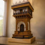 Sehar Haveli Lamp – Miniature Urban Haveli Facade | Handcrafted Heritage Light - Image 2