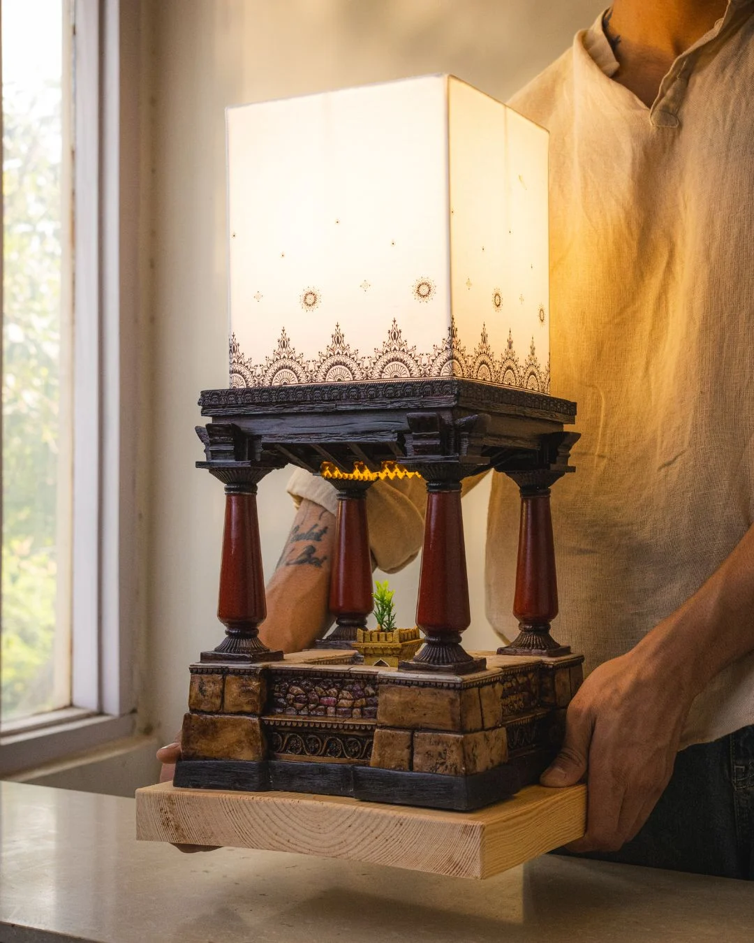 2 AANGAN - A Living Courtyard Lamp - Image 1