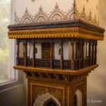 Sehar Haveli Lamp – Miniature Urban Haveli Facade | Handcrafted Heritage Light - Image 5