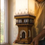 Sehar Haveli Lamp – Miniature Urban Haveli Facade | Handcrafted Heritage Light