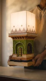 Jaipur Lamp – Miniature Architectural Facade | Handcrafted Heritage Light - Image 10