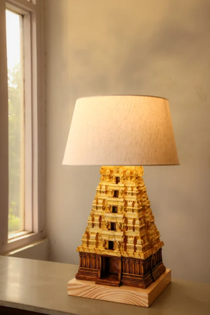 Gopuram Lamp - The Temple Gateway of the South