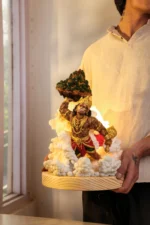 Glowing Cloud Feature on Pavan Putra Hanuman Miniature
