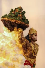 Pavan Putra Miniature Hanuman Sanjeevani Parvat Close Up